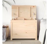 vidaXL Contenitore Portaoggetti 60x32x45,5 cm Legno Massello Pino