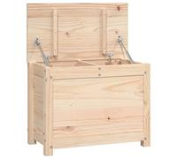 vidaXL Contenitore Portaoggetti 60x32x45,5 cm Legno Massello Pino