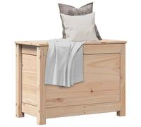 vidaXL Contenitore Portaoggetti 60x32x45,5 cm Legno Massello Pino