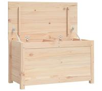 vidaXL Contenitore Portaoggetti 80x40x45,5cm Legno Massello Pino