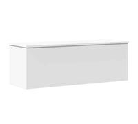 vidaXL Contenitore Portaoggetti Bianco 102x35x35 cm in Truciolato, Scatola portaoggetti, Contenitore per Indumenti, portaoggetti, cesta per Giochi