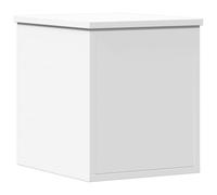 vidaXL Contenitore Portaoggetti Bianco 30x35x35 cm in Truciolato, Scatola portaoggetti, Contenitore per Indumenti, portaoggetti, cesta per Giochi