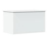 vidaXL Contenitore Portaoggetti Bianco 60x35x35 cm in Truciolato, Scatola portaoggetti, Contenitore per Indumenti, portaoggetti, cesta per Giochi