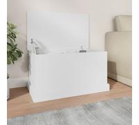 vidaXL Contenitore Portaoggetti Bianco 70x40x38 cm Legno Multistrato