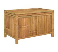 vidaXL Contenitore Portaoggetti da Giardino 90x52x55 cm in bambù