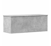 vidaXL Contenitore Portaoggetti Grigio Cemento 90x35x35cm Truciolato, Scatola portaoggetti, Contenitore per Indumenti, portaoggetti, cesta per Giochi