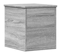 vidaXL Contenitore Portaoggetti Grigio Sonoma 30x35x35 cm Truciolato, Scatola portaoggetti, Contenitore per Indumenti, portaoggetti, cesta per Giochi