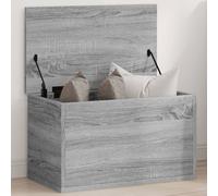 vidaXL Contenitore Portaoggetti Grigio Sonoma 60x35x35 cm Truciolato