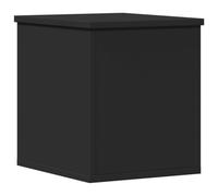 vidaXL Contenitore Portaoggetti Nero 30x35x35 cm in Truciolato, Scatola portaoggetti, Contenitore per Indumenti, portaoggetti, cesta per Giochi