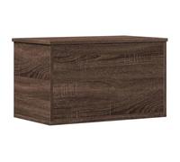 vidaXL Contenitore Portaoggetti Rovere Marrone 60x35x35 cm Truciolato, Scatola portaoggetti, Contenitore per Indumenti, portaoggetti, cesta per Giochi