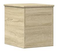 vidaXL Contenitore Portaoggetti Rovere Sonoma 30x35x35cm in Truciolato, scatola portaoggetti, contenitore per indumenti, portaoggetti