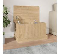 vidaXL Contenitore Rovere Sonoma 50x30x28 cm Legno Multistrato