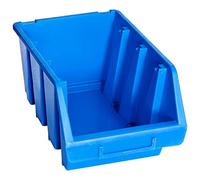 vidaXL Contenitori Impilabili 20 pz Blu in Plastica