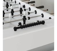 vidaXL Conti del tavolo da calcio 2 pcs Nero 30 x 2,2 x 2,9 cm