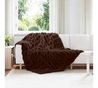 vidaXL Coperta antiscivolo in finta di coniglio Olite 4 pcs Cammello