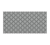 vidaXL Coperta da Esterno ARAKIL Grigio e Bianco Poliestere 300 x 600 cm