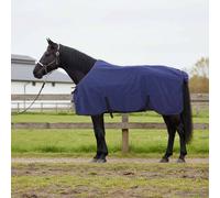 vidaXL Coperta per Cavalli Blu navy Poliestere