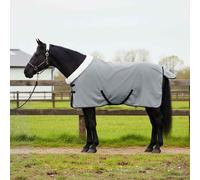 vidaXL Coperta per Cavalli Grigio Chiaro Completo 95 cm Felpa in pile