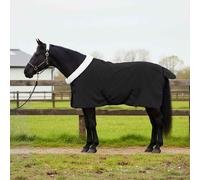 vidaXL Coperta per Cavalli Nero 115 cm Felpa in pile