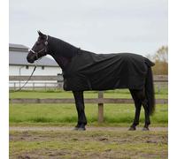 vidaXL Coperta per Cavalli Nero Completo 105 cm Poliestere
