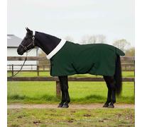 vidaXL Coperta per Cavalli Verde scuro completo 115 cm Felpa in pile