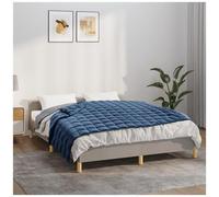 VIDAXL - Coperta Ponderata Blu 140x200 Cm 10 Kg Tessuto - SPEDIZIONE GRATUITA