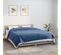 vidaXL Coperta Ponderata Blu 235x290 cm 15 kg Tessuto