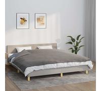 vidaXL Coperta Ponderata con Copertura Grigia 155x220 cm 11 kg Tessuto