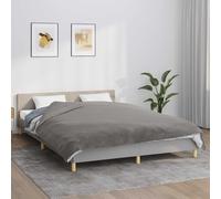 vidaXL Coperta Ponderata con Copertura Grigia 200x200 cm 13 kg Tessuto