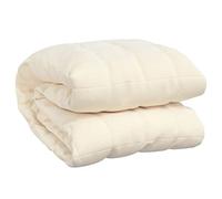 vidaXL Coperta Ponderata Crema Chiaro 122x183 cm 5 kg Tessuto