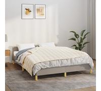 vidaXL Coperta Ponderata Crema Chiaro 150x200 cm 7 kg Tessuto