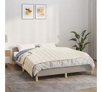 vidaXL Coperta Ponderata Crema Chiaro 152x203 cm 7 kg Tessuto