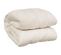 vidaXL Coperta Ponderata Crema Chiaro 220x240 cm 15 kg Tessuto