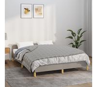 VIDAXL - Coperta Ponderata Grigia 120x180 cm 9 kg Tessuto