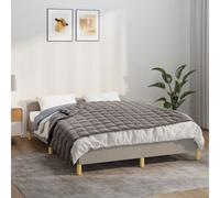 vidaXL Coperta Ponderata Grigia 150x200 cm 11 kg Tessuto