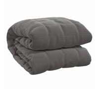 vidaXL Coperta Ponderata Grigia 200x200 cm 13 kg Tessuto