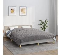 vidaXL Coperta Ponderata Grigia 200x200 cm 13 kg Tessuto