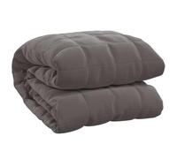 vidaXL Coperta Ponderata Grigia 220x235 cm 15 kg Tessuto