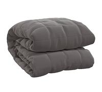 vidaXL Coperta Ponderata Grigia 220x260 cm 15 kg Tessuto