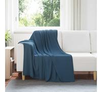 vidaXL Coperte da Pile 24 pcs Blu navy 170 x 130 cm Panno