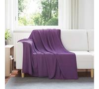 vidaXL Coperte da Pile 24 pz Viola 200 x 150 cm 10.08 Panno