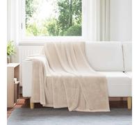 vidaXL Coperte da Pile 6 pcs Beige 150 x 200 cm Panno