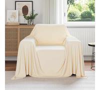 vidaXL Coperte da Pile 6 pcs Crema 210 x 140 cm Panno