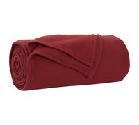 vidaXL Coperte da Pile 6 pcs Rosso Bordeaux 170 x 130 cm Panno