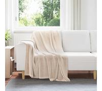vidaXL Coperte da Pile 6 pz Beige 130 x 150 cm 2.98 Panno