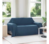 vidaXL Coperte da Pile 6 pz Blu navy 280 x 210 cm 4.74 kg Panno