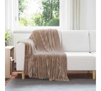 vidaXL Coperte da Pile 6 pz Cammello 150 x 130 cm 2.85 Panno