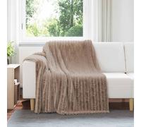 vidaXL Coperte da Pile 6 pz Cammello 200 x 150 cm 4.75 Panno