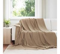 vidaXL Coperte da Pile 6 pz Cammello 220 x 240 cm 8.24 Panno