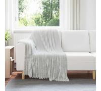vidaXL Coperte da Pile 6 pz Grigio 150 x 130 cm 2.85 Panno